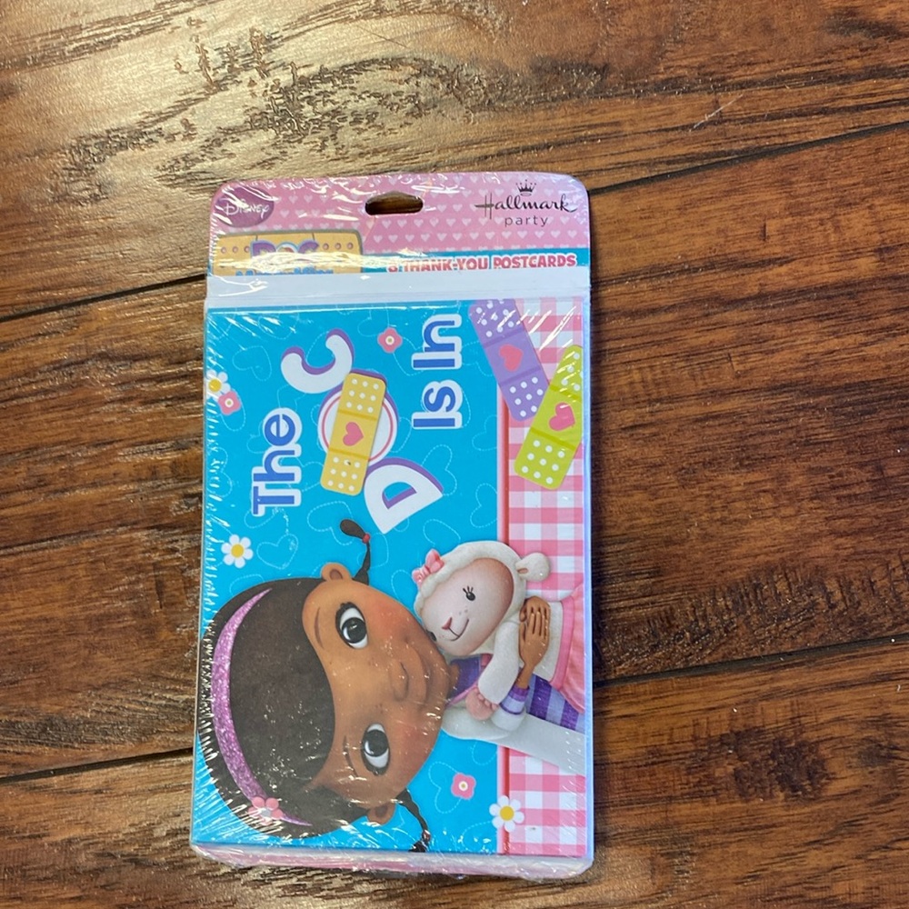 Doc mcstuffins thank you for coming to my party